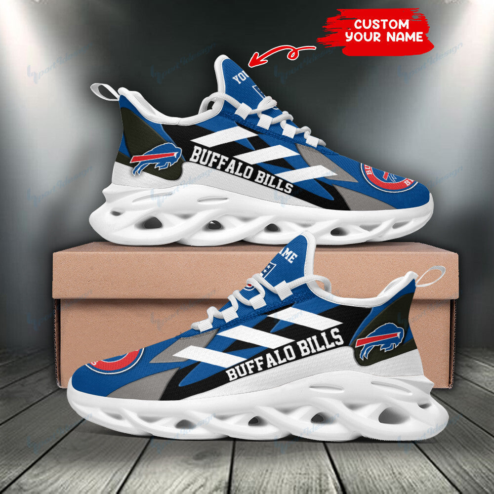 Personalized Buffalo Bills NFL Max Soul Shoes Sneakers for Men And Women – NFL Football Fan Shoes, Team Sneakers