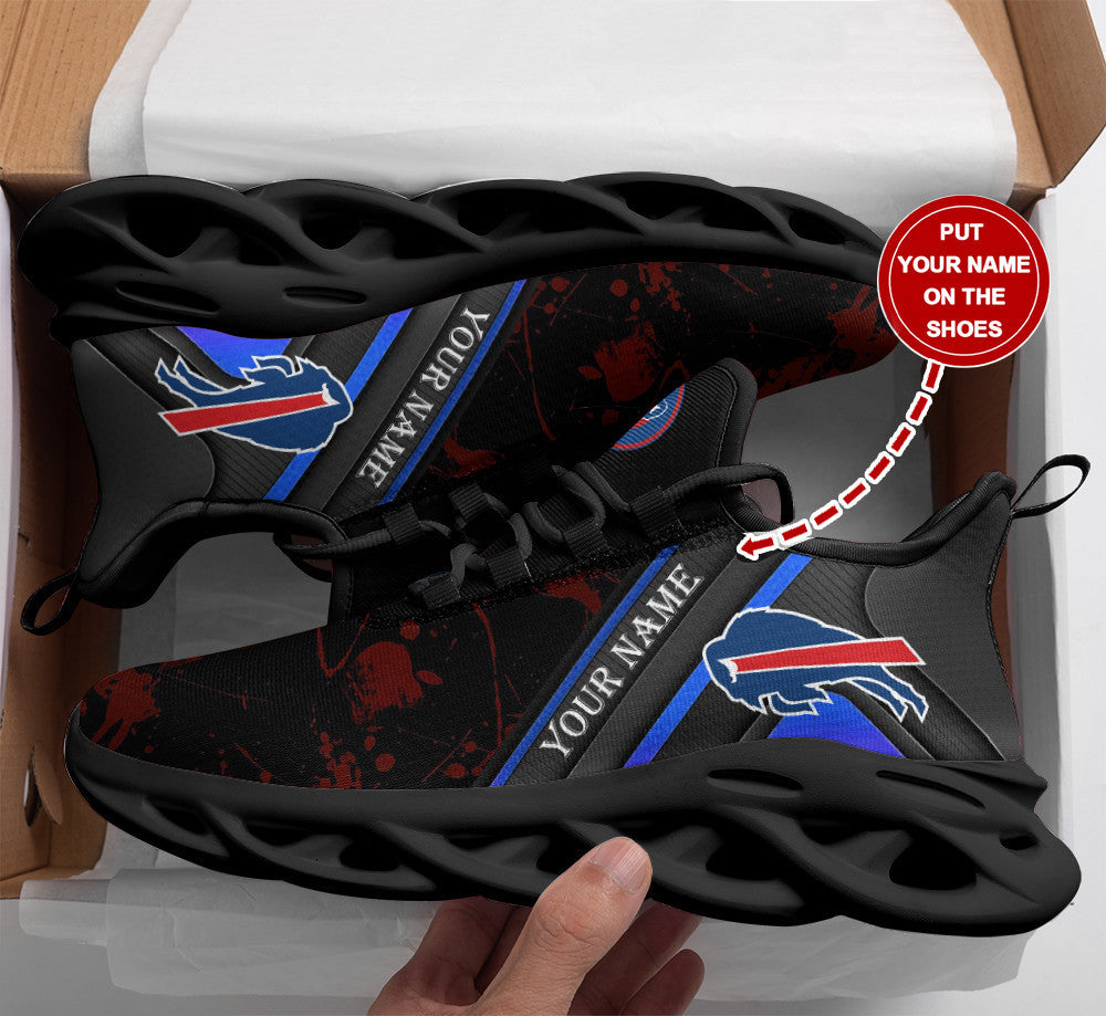 Personalized Buffalo Bills NFL Max Soul Shoes Sneakers for Men And Women – NFL Football Fan Shoes, Team Sneakers - Image 4