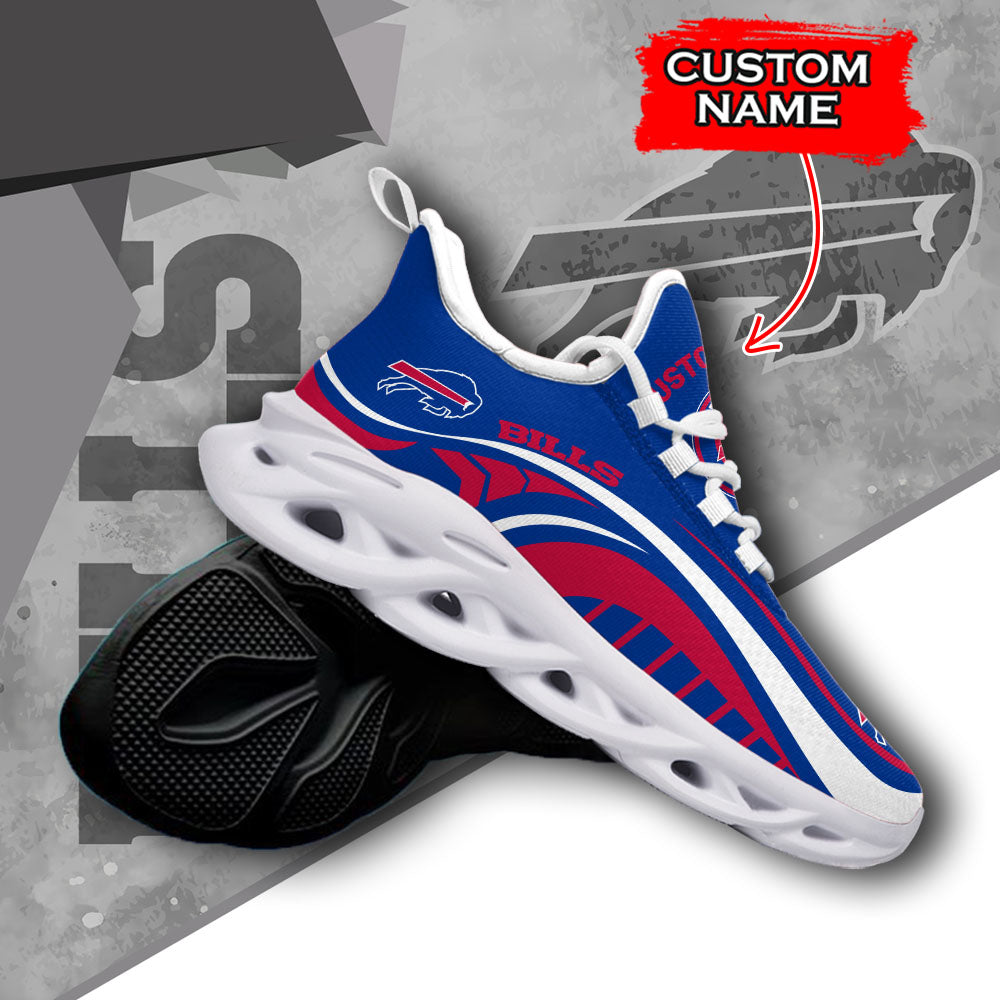 Personalized Buffalo Bills NFL Max Soul Shoes Sneakers for Men And Women – NFL Football Fan Shoes, Team Sneakers - Image 3