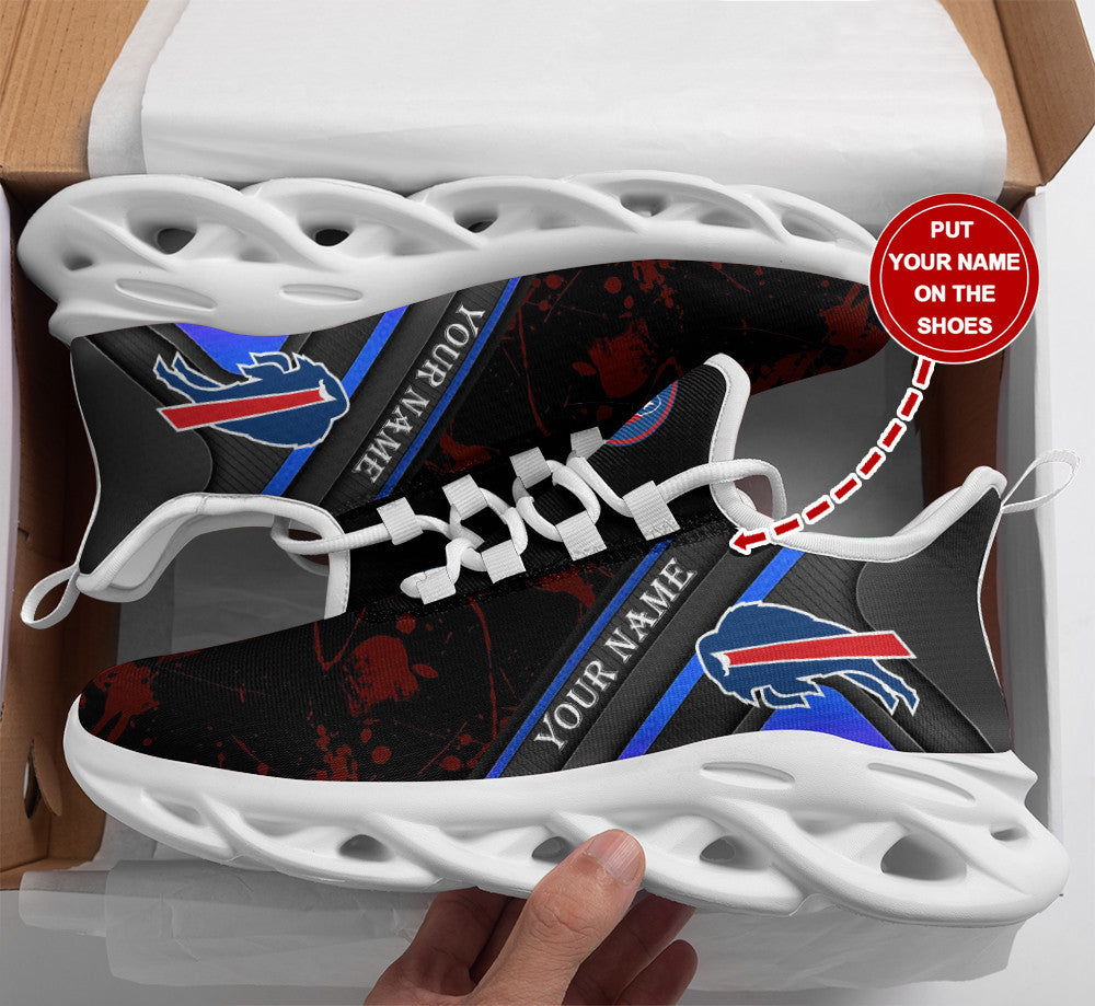 Personalized Buffalo Bills NFL Max Soul Shoes Sneakers for Men And Women – NFL Football Fan Shoes, Team Sneakers - Image 5