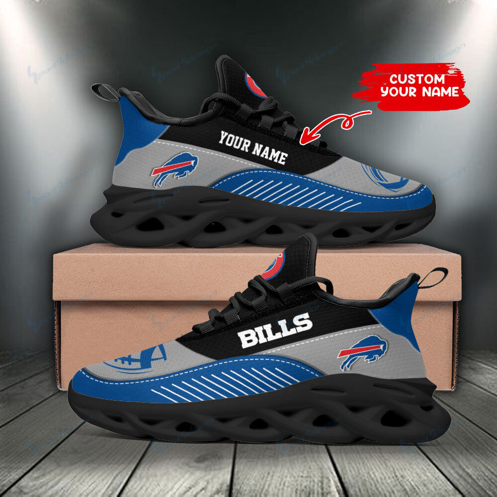 Personalized Buffalo Bills NFL Max Soul Shoes Sneakers for Men And Women – NFL Football Fan Shoes, Team Sneakers - Image 3