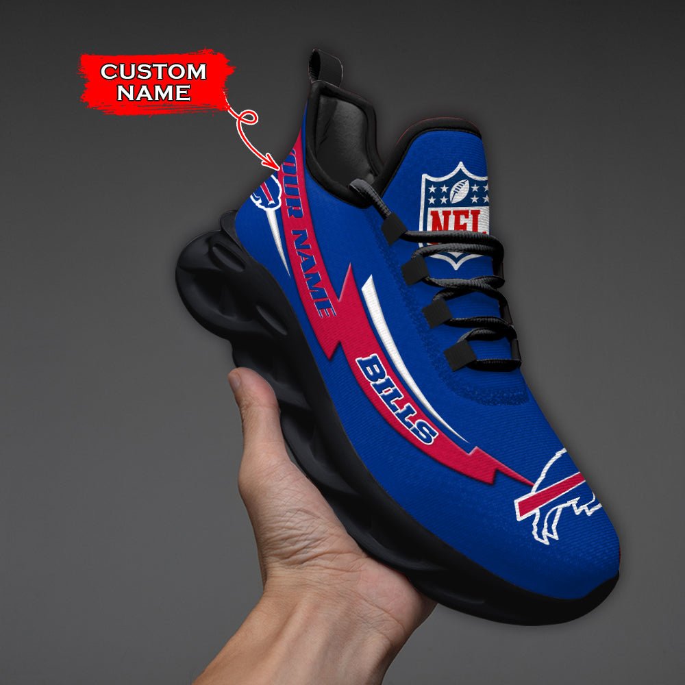 Personalized Buffalo Bills NFL Max Soul Shoes Sneakers for Men And Women – NFL Football Fan Shoes, Team Sneakers - Image 5