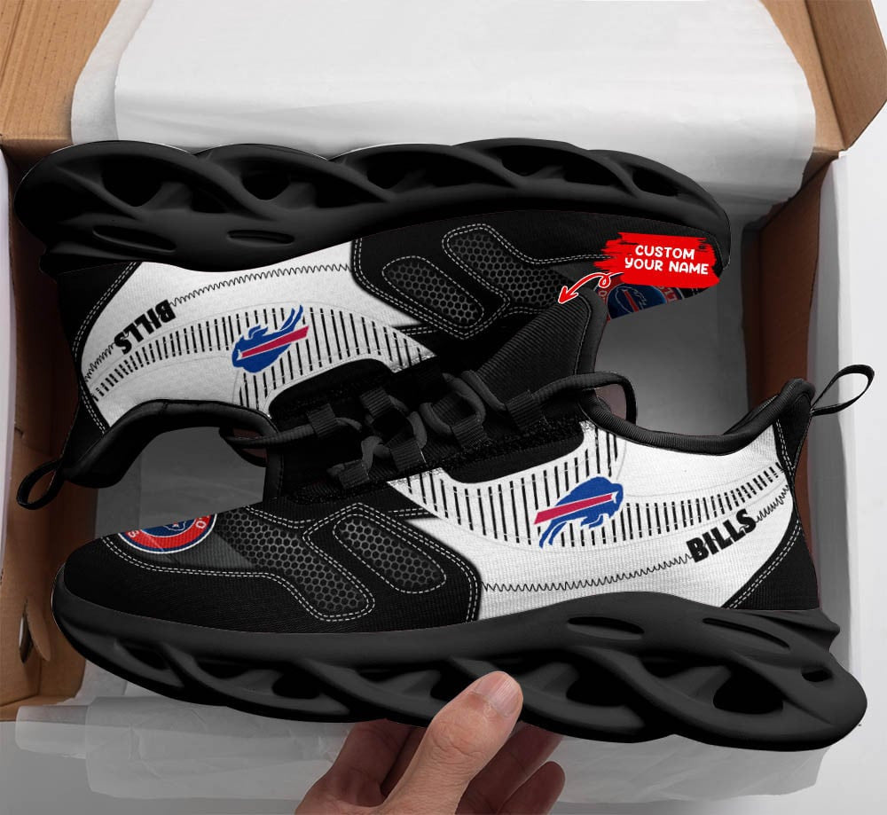 Personalized Buffalo Bills NFL Max Soul Shoes Sneakers for Men And Women – NFL Football Fan Shoes, Team Sneakers - Image 3