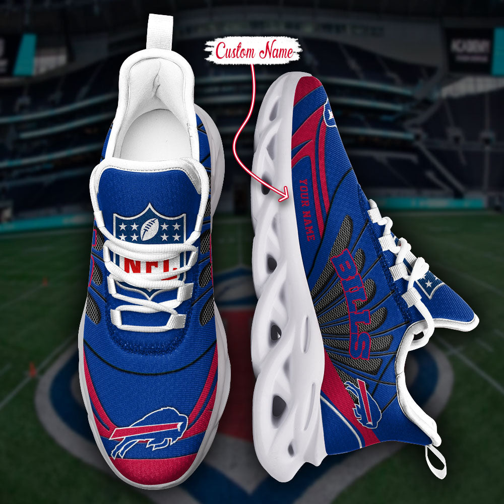Personalized Buffalo Bills NFL Max Soul Shoes Sneakers for Men And Women – NFL Football Fan Shoes, Team Sneakers - Image 5