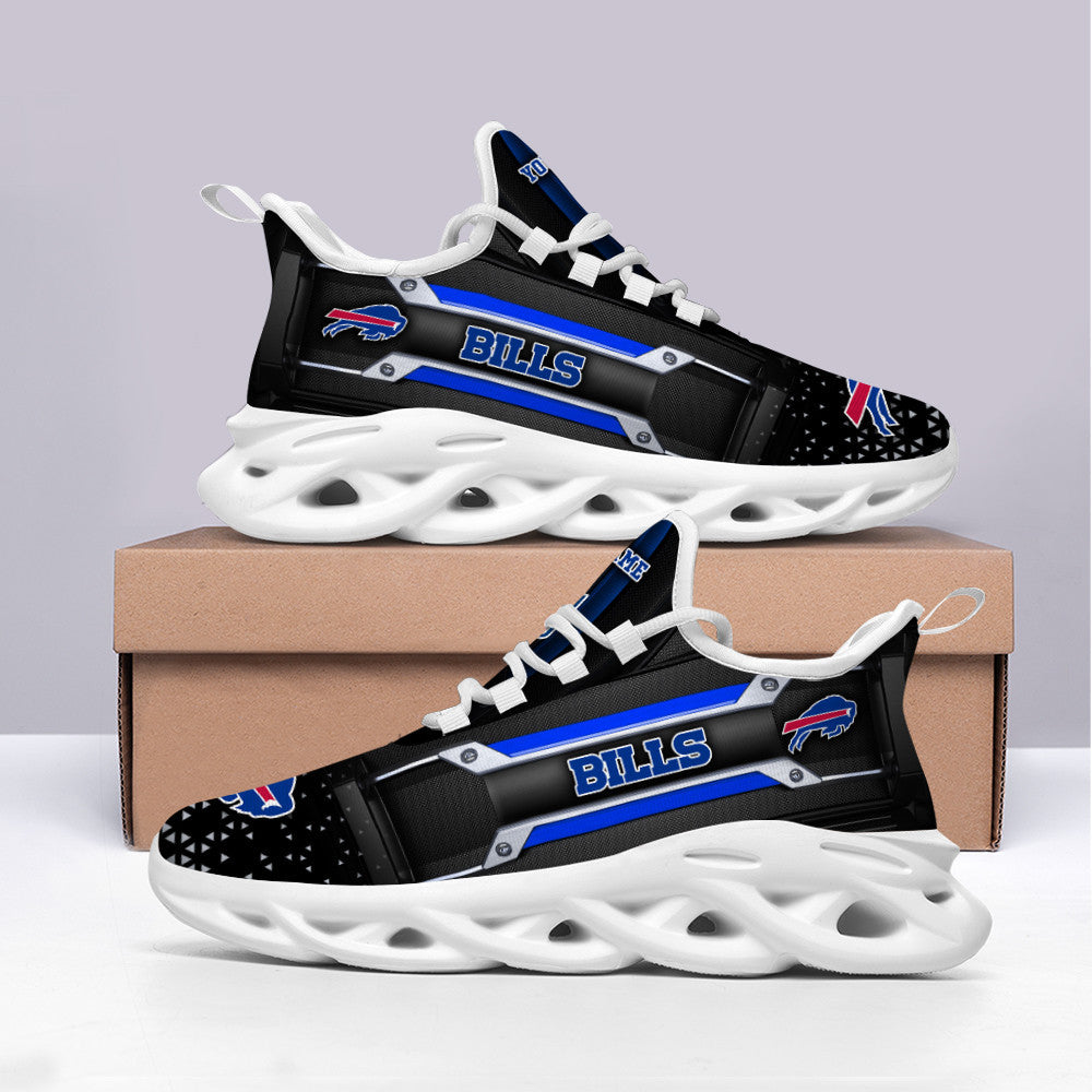 Personalized Buffalo Bills NFL Max Soul Shoes Sneakers for Men And Women – NFL Football Fan Shoes, Team Sneakers - Image 3