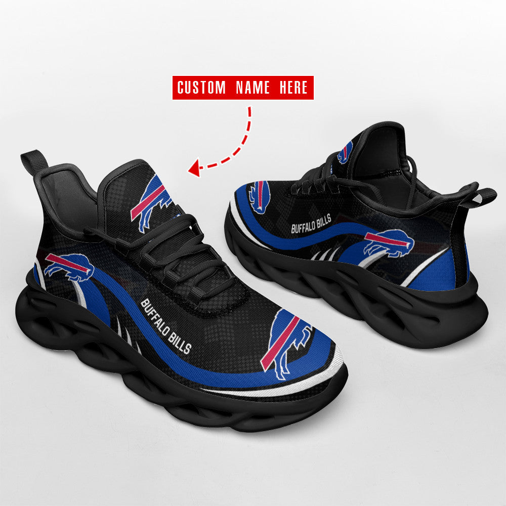 Personalized Buffalo Bills NFL Max Soul Shoes Sneakers for Men And Women – NFL Football Fan Shoes, Team Sneakers - Image 4