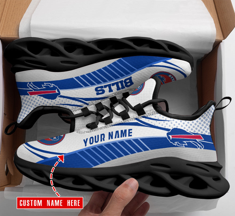Personalized Buffalo Bills NFL Max Soul Shoes Sneakers for Men And Women – NFL Football Fan Shoes, Team Sneakers