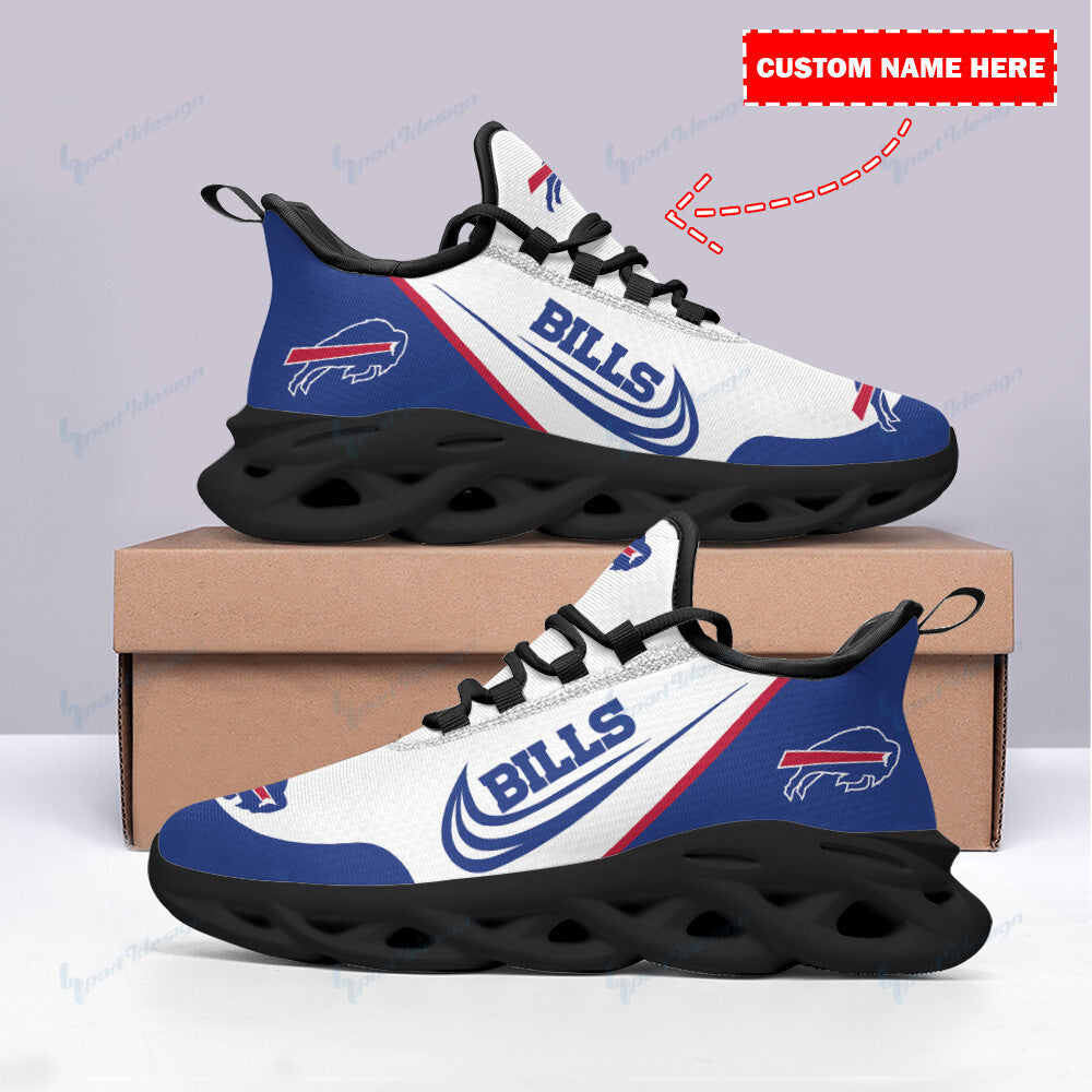 Personalized Buffalo Bills NFL Max Soul Shoes Sneakers for Men And Women – NFL Football Fan Shoes, Team Sneakers - Image 3