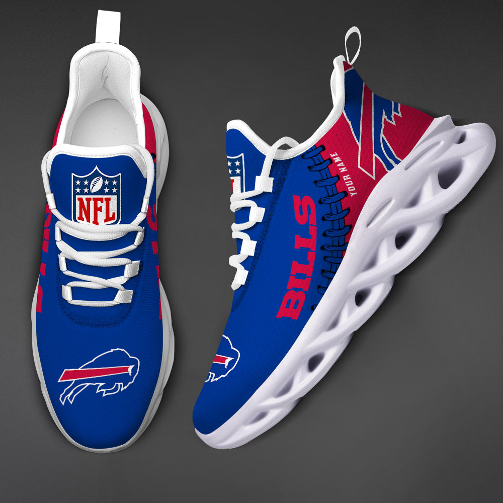 Personalized Buffalo Bills NFL Max Soul Shoes Sneakers for Men And Women – NFL Football Fan Shoes, Team Sneakers - Image 3