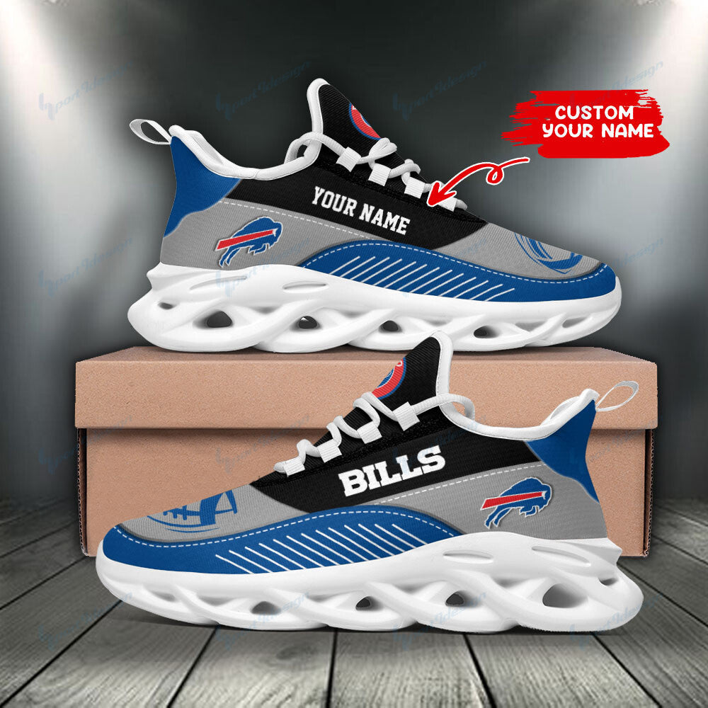 Personalized Buffalo Bills NFL Max Soul Shoes Sneakers for Men And Women – NFL Football Fan Shoes, Team Sneakers
