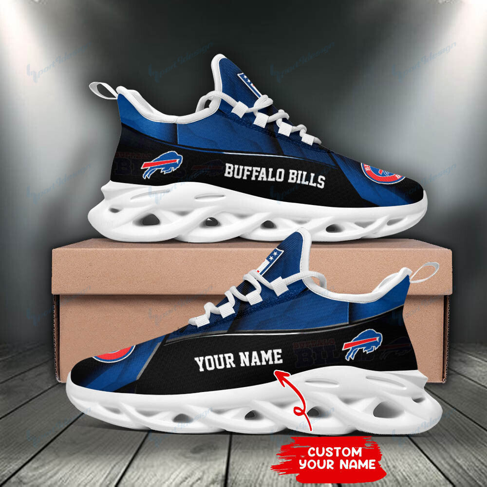 Personalized Buffalo Bills NFL Max Soul Shoes Sneakers for Men And Women – NFL Football Fan Shoes, Team Sneakers