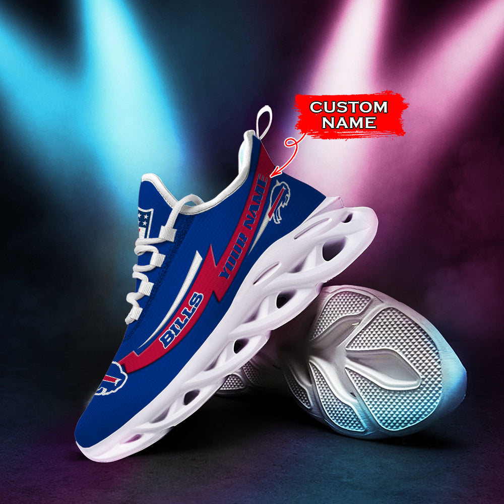 Personalized Buffalo Bills NFL Max Soul Shoes Sneakers for Men And Women – NFL Football Fan Shoes, Team Sneakers - Image 3