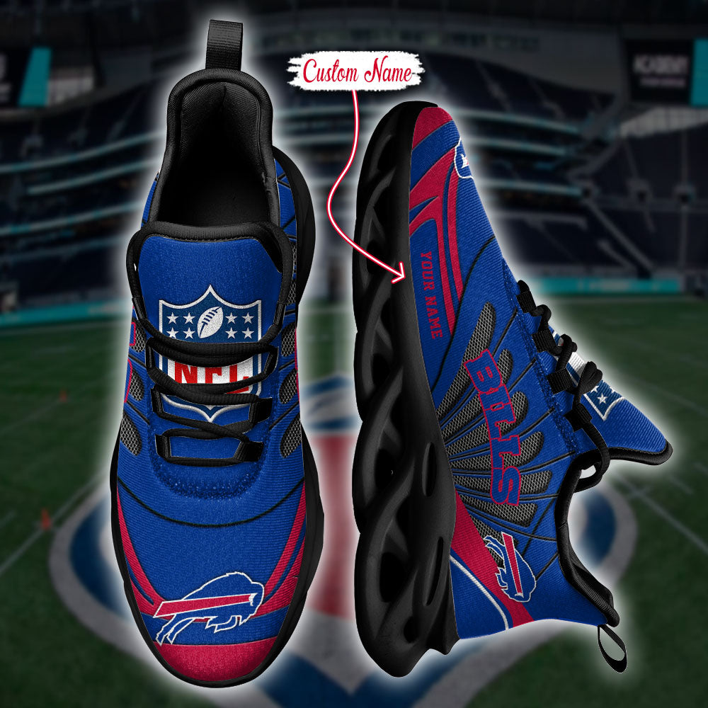 Personalized Buffalo Bills NFL Max Soul Shoes Sneakers for Men And Women – NFL Football Fan Shoes, Team Sneakers - Image 4