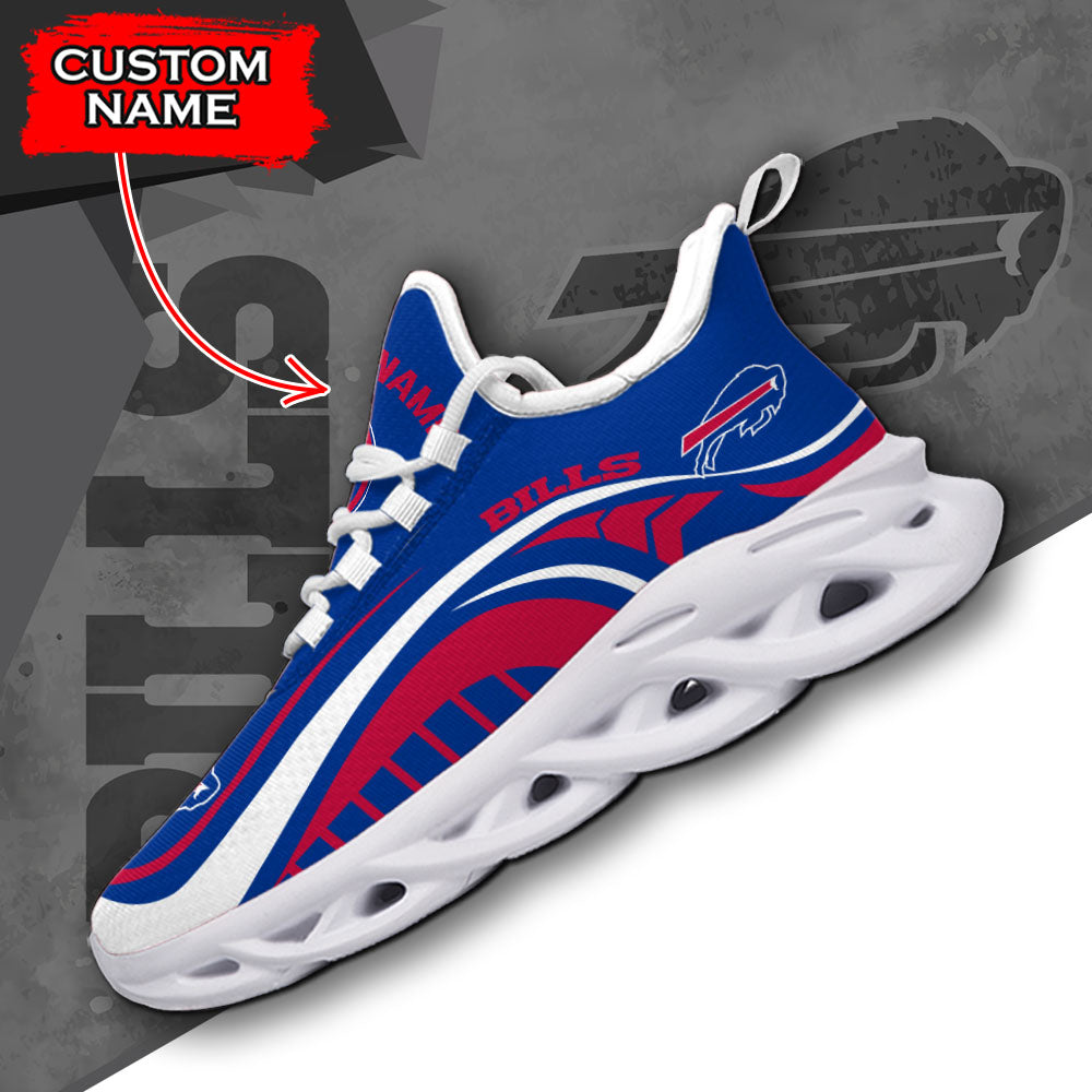 Personalized Buffalo Bills NFL Max Soul Shoes Sneakers for Men And Women – NFL Football Fan Shoes, Team Sneakers