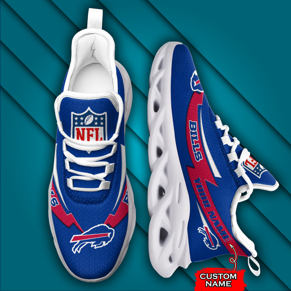 Personalized Buffalo Bills NFL Max Soul Shoes Sneakers for Men And Women – NFL Football Fan Shoes, Team Sneakers - Image 4