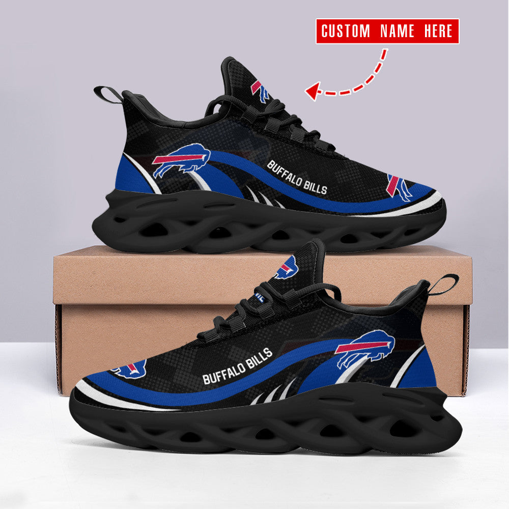 Personalized Buffalo Bills NFL Max Soul Shoes Sneakers for Men And Women – NFL Football Fan Shoes, Team Sneakers - Image 3