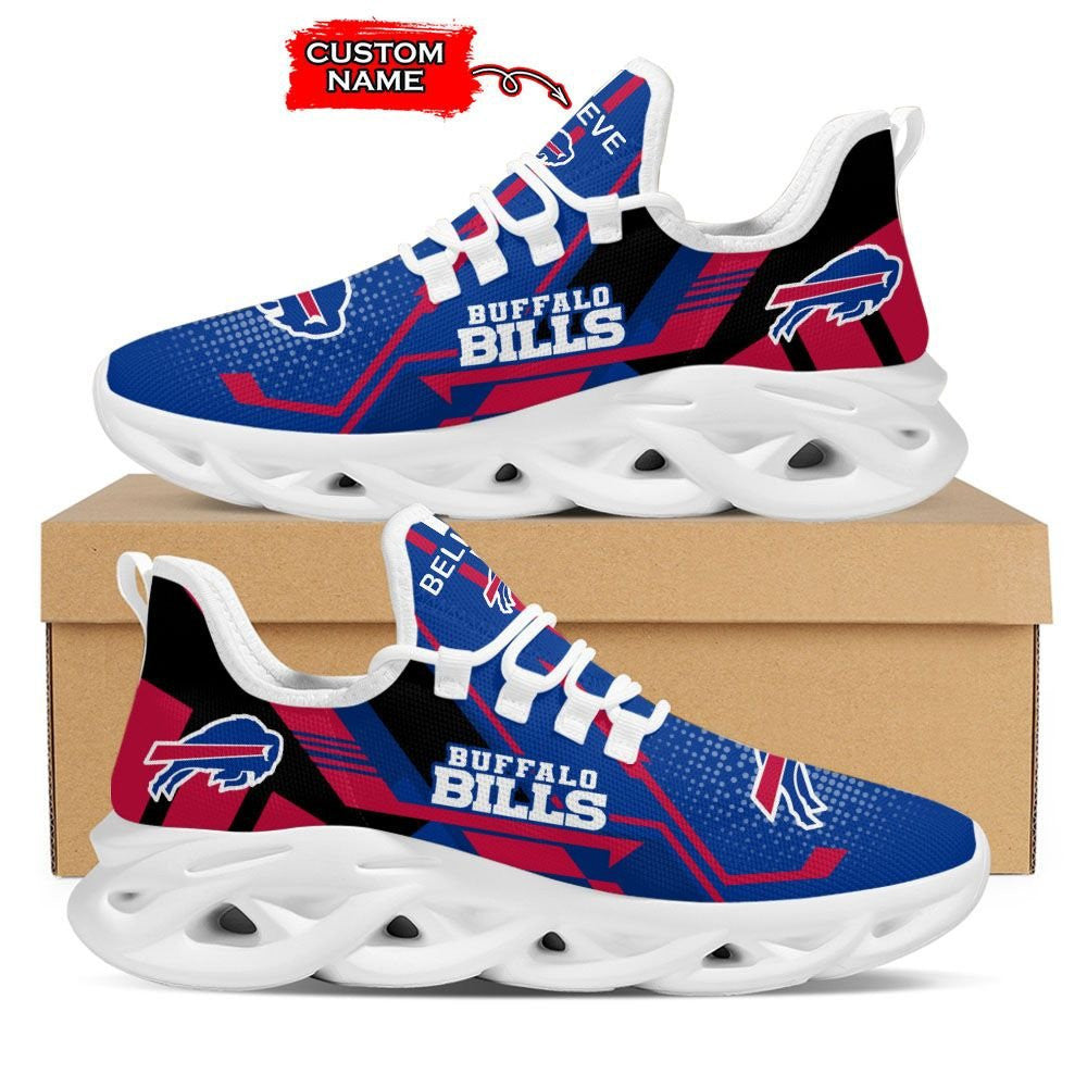 Personalized Buffalo Bills NFL Max Soul Shoes Sneakers for Men And Women – NFL Football Fan Shoes, Team Sneakers