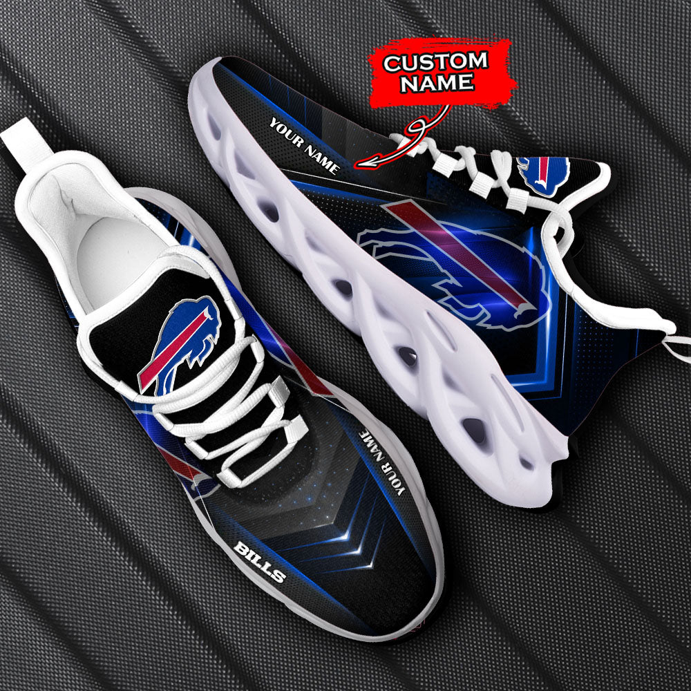 Personalized Buffalo Bills NFL Max Soul Shoes Sneakers for Men And Women – NFL Football Fan Shoes, Team Sneakers - Image 5