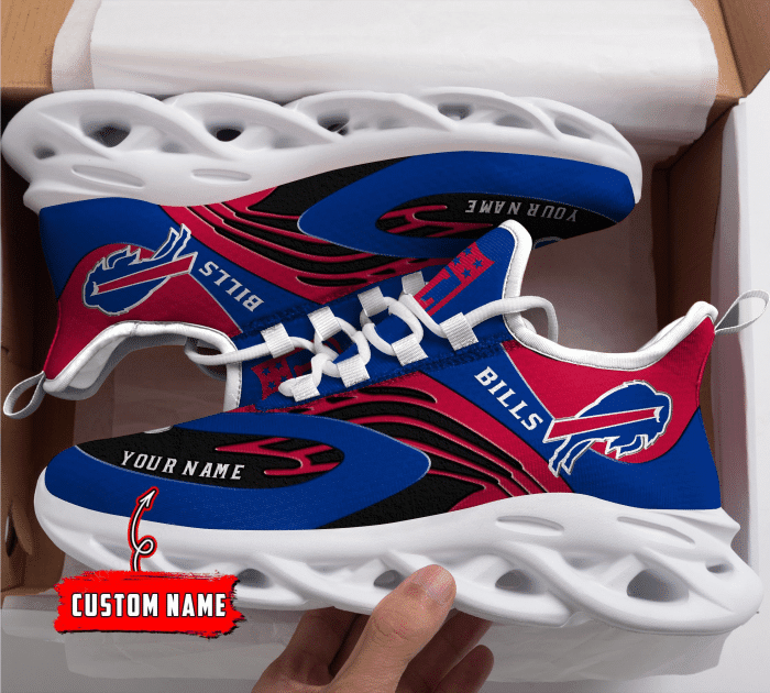 Personalized Buffalo Bills NFL Max Soul Shoes Sneakers for Men And Women – NFL Football Fan Shoes, Team Sneakers