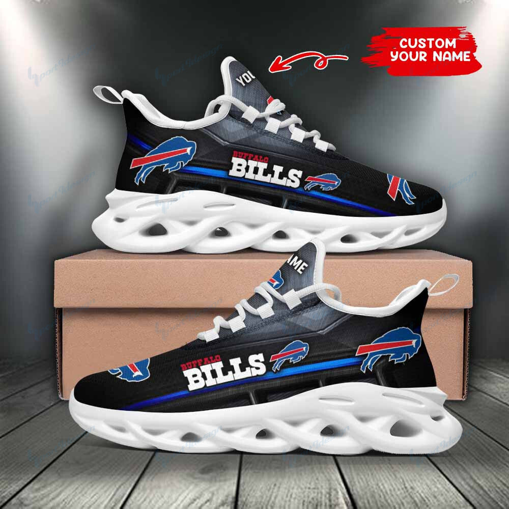 Personalized Buffalo Bills NFL Max Soul Shoes Sneakers for Men And Women – NFL Football Fan Shoes, Team Sneakers