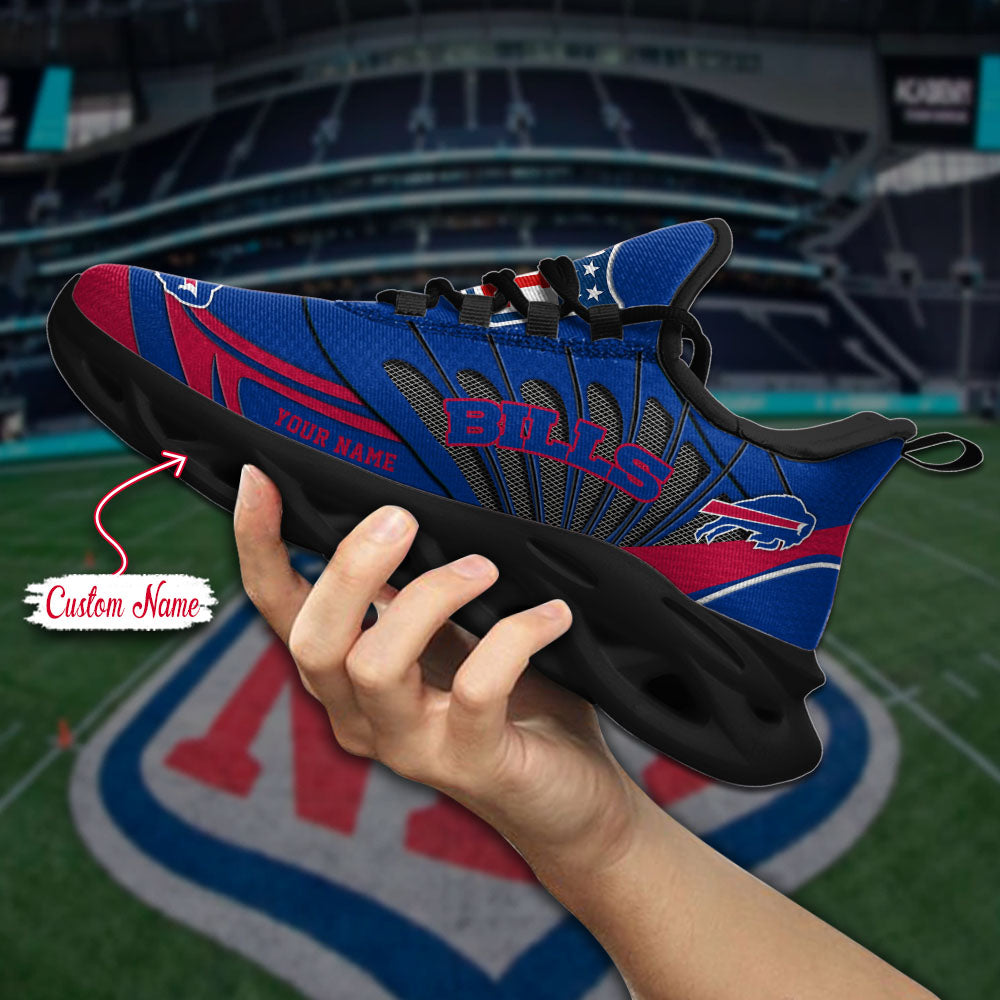 Personalized Buffalo Bills NFL Max Soul Shoes Sneakers for Men And Women – NFL Football Fan Shoes, Team Sneakers - Image 6