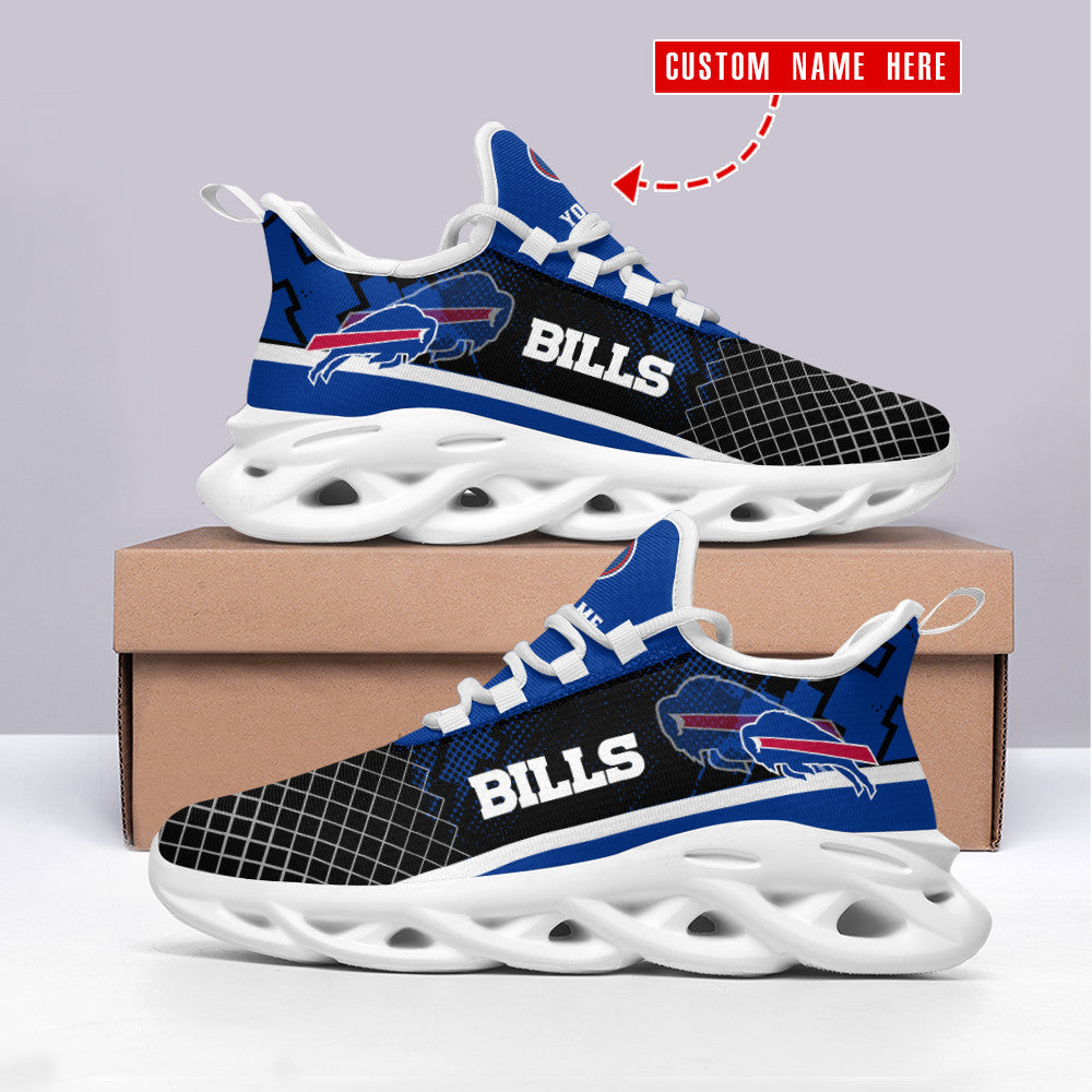 Personalized Buffalo Bills NFL Max Soul Shoes Sneakers for Men And Women – NFL Football Fan Shoes, Team Sneakers