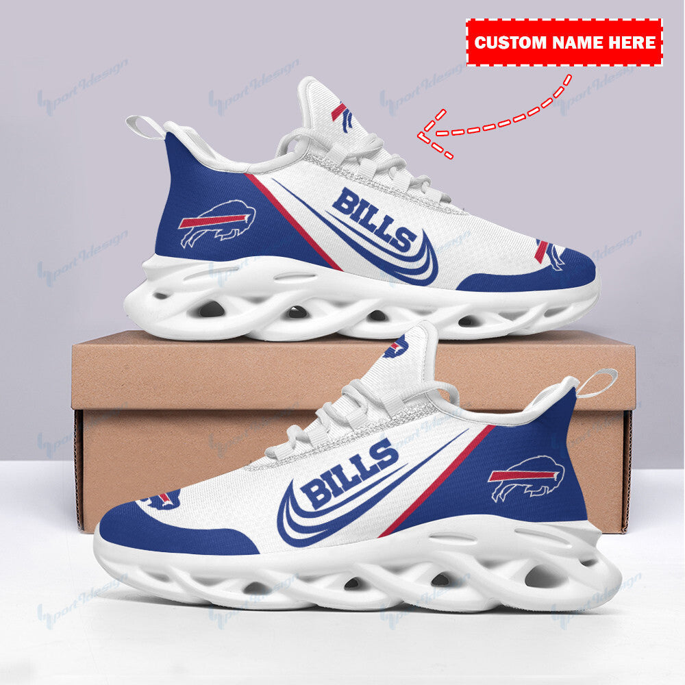 Personalized Buffalo Bills NFL Max Soul Shoes Sneakers for Men And Women – NFL Football Fan Shoes, Team Sneakers