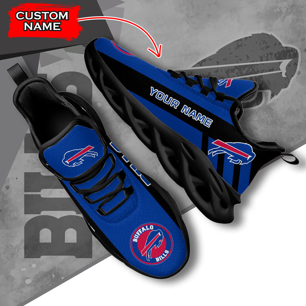 Personalized Buffalo Bills NFL Max Soul Shoes Sneakers for Men And Women – NFL Football Fan Shoes, Team Sneakers - Image 5