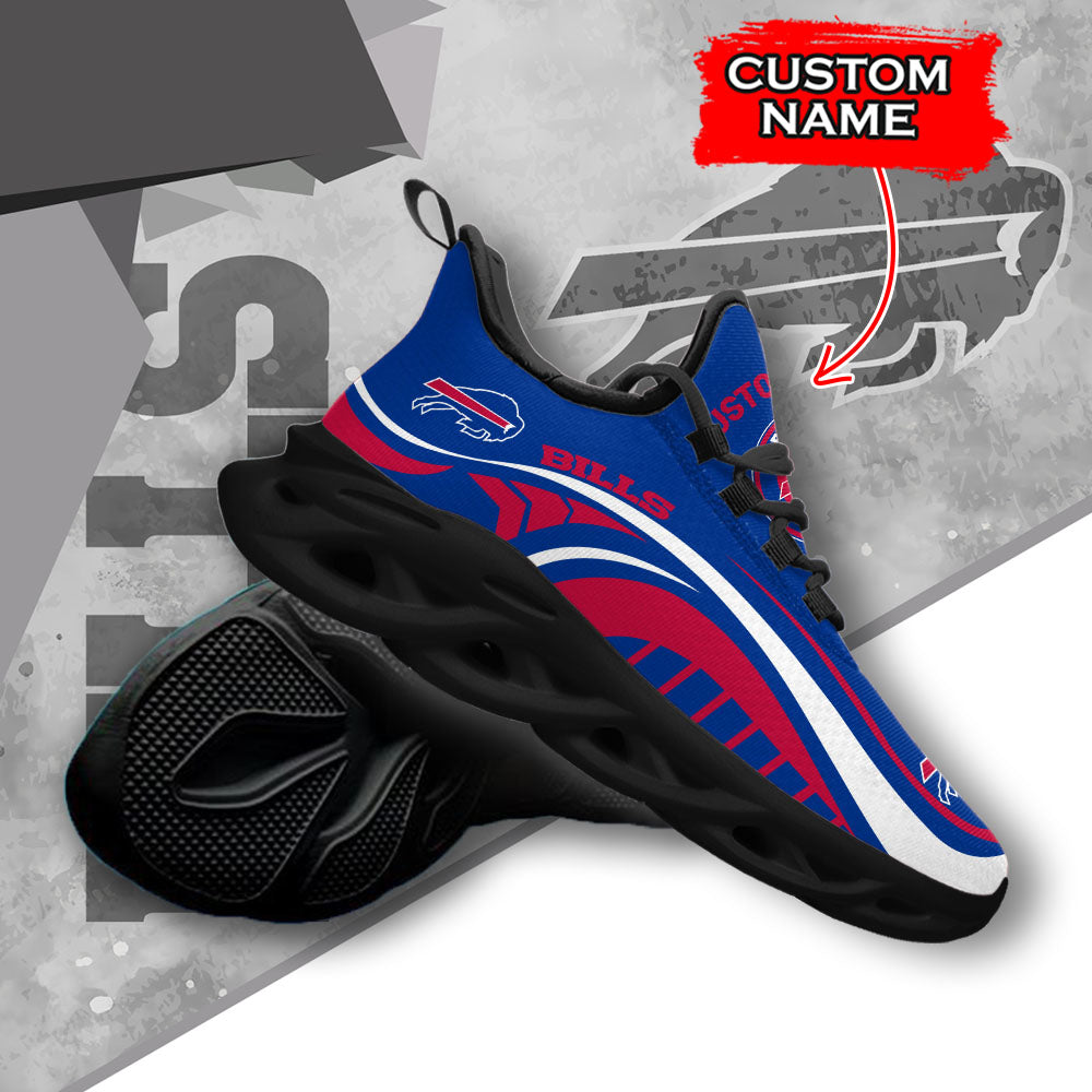 Personalized Buffalo Bills NFL Max Soul Shoes Sneakers for Men And Women – NFL Football Fan Shoes, Team Sneakers - Image 4