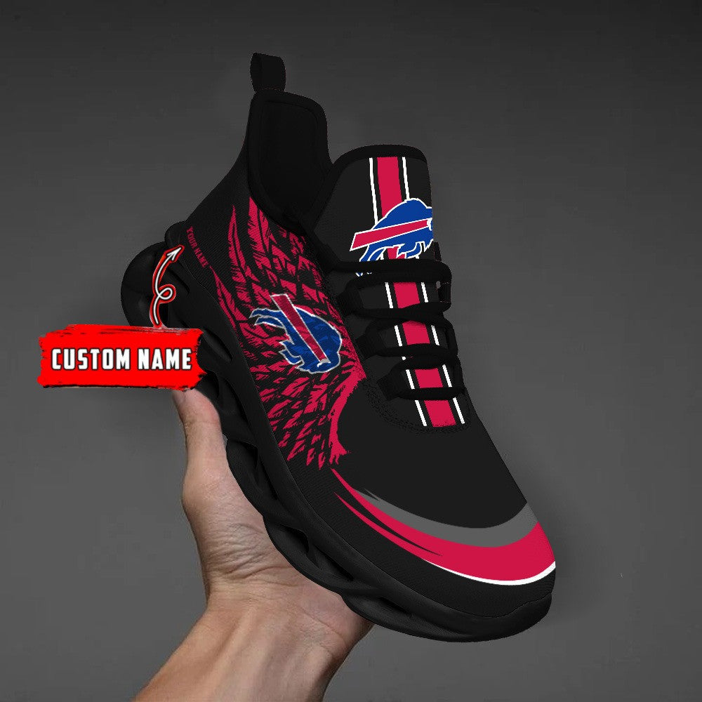 Personalized Buffalo Bills NFL Max Soul Shoes Sneakers for Men And Women – NFL Football Fan Shoes, Team Sneakers - Image 4