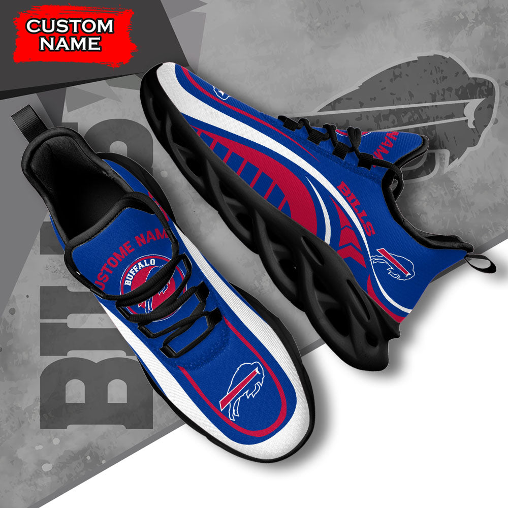 Personalized Buffalo Bills NFL Max Soul Shoes Sneakers for Men And Women – NFL Football Fan Shoes, Team Sneakers - Image 5