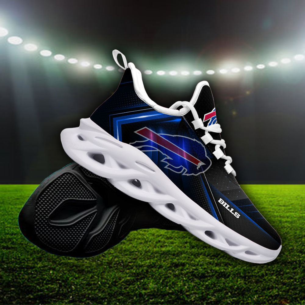 Personalized Buffalo Bills NFL Max Soul Shoes Sneakers for Men And Women – NFL Football Fan Shoes, Team Sneakers - Image 3