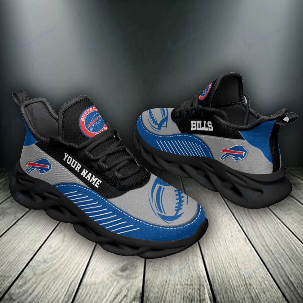 Personalized Buffalo Bills NFL Max Soul Shoes Sneakers for Men And Women – NFL Football Fan Shoes, Team Sneakers - Image 4