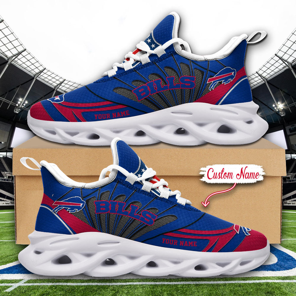Personalized Buffalo Bills NFL Max Soul Shoes Sneakers for Men And Women – NFL Football Fan Shoes, Team Sneakers - Image 3