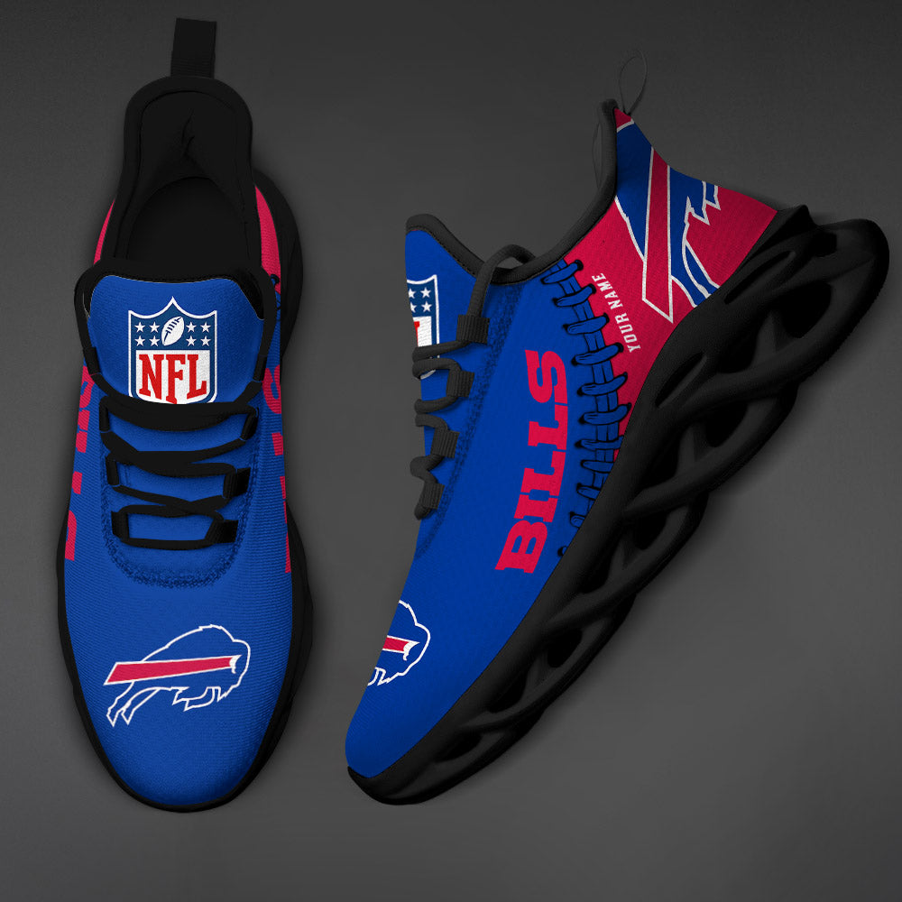 Personalized Buffalo Bills NFL Max Soul Shoes Sneakers for Men And Women – NFL Football Fan Shoes, Team Sneakers - Image 4
