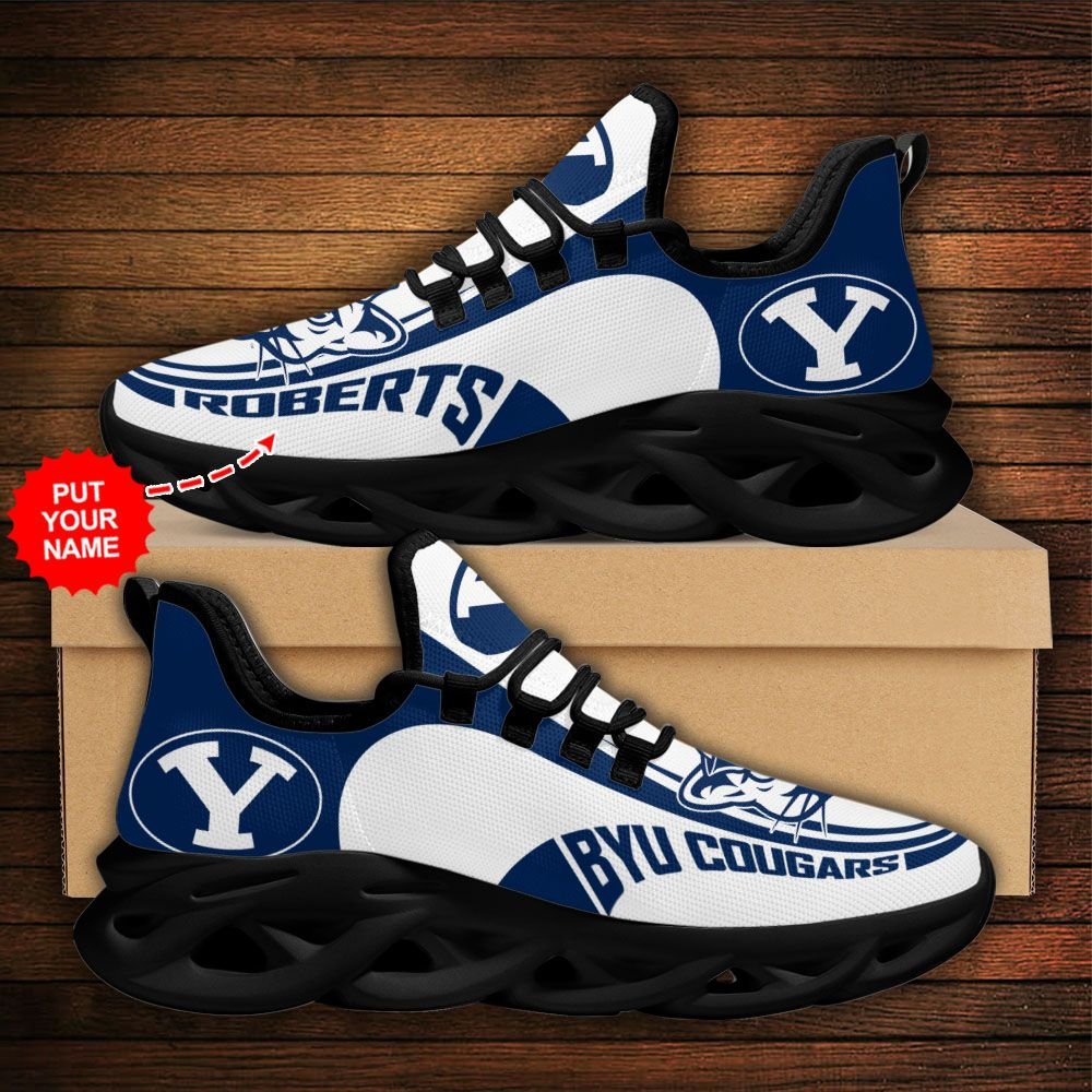 Personalized BYU Cougars Max Soul Shoes Sneakers for Men And Women – NCAA Fan Shoes, Team Sneakers