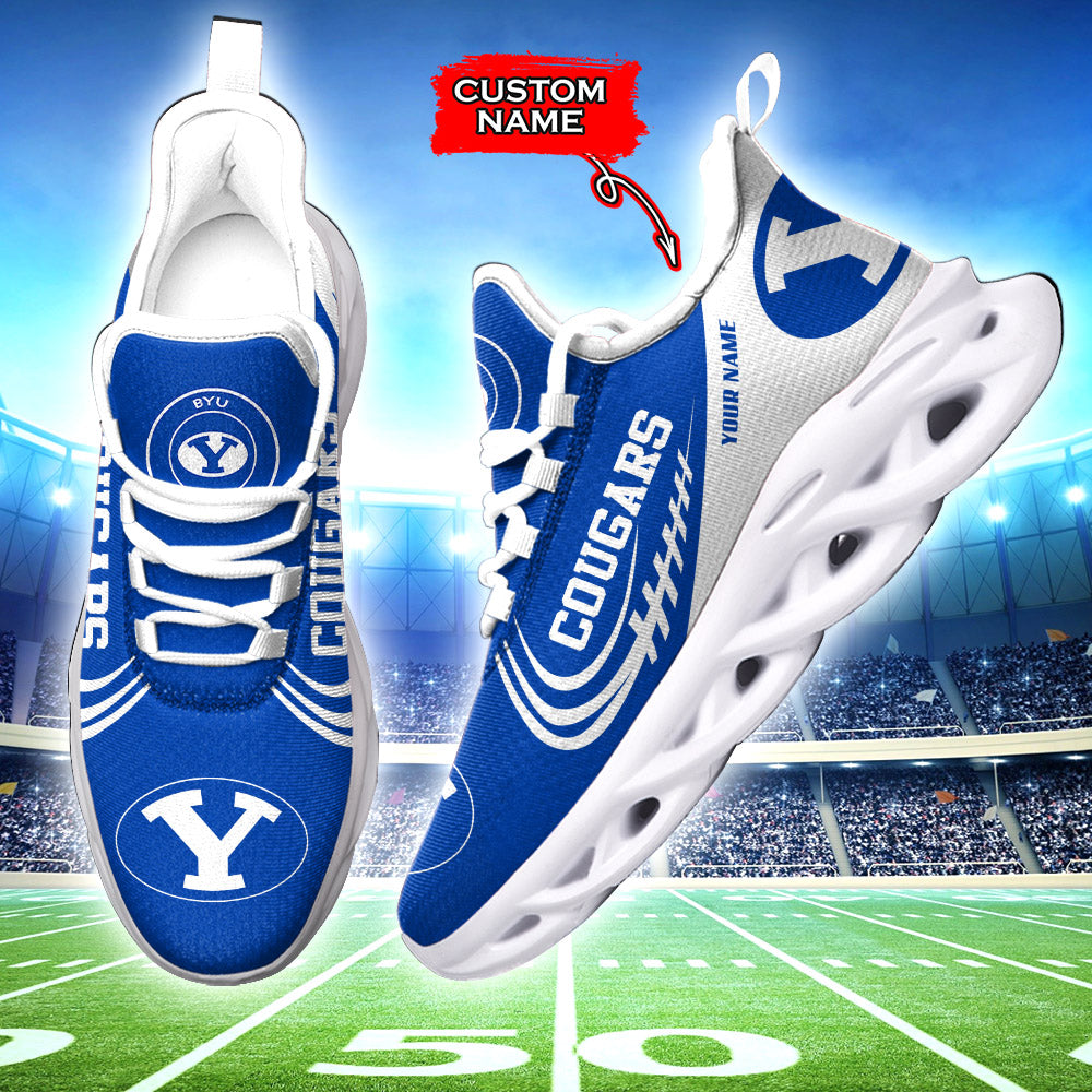 Personalized BYU Cougars NCAA Max Soul Shoes Sneakers for Men And Women – NCAA Fan Shoes, Team Sneakers