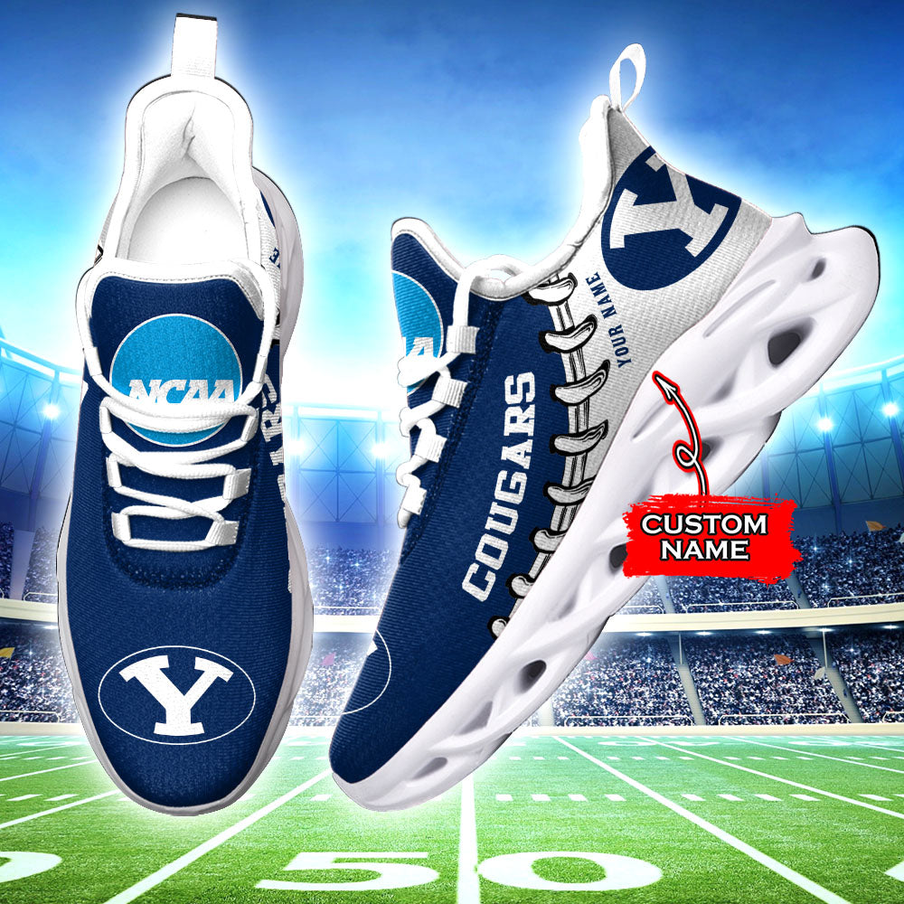 Personalized BYU Cougars NCAA Max Soul Shoes Sneakers for Men And Women – NCAA Fan Shoes, Team Sneakers