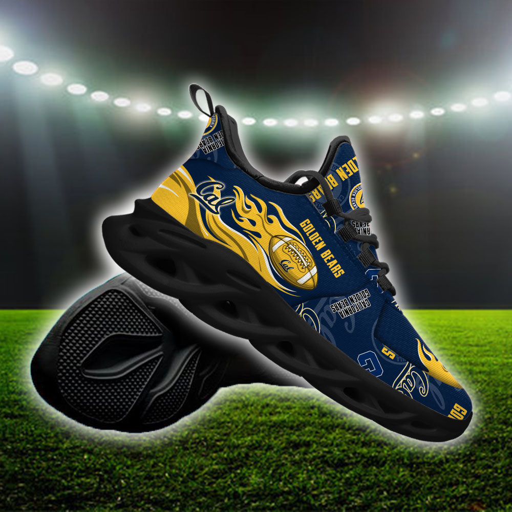 Personalized California Golden Bears NCAA Max Soul Shoes Sneakers for Men And Women – NCAA Fan Shoes, Team Sneakers - Image 4