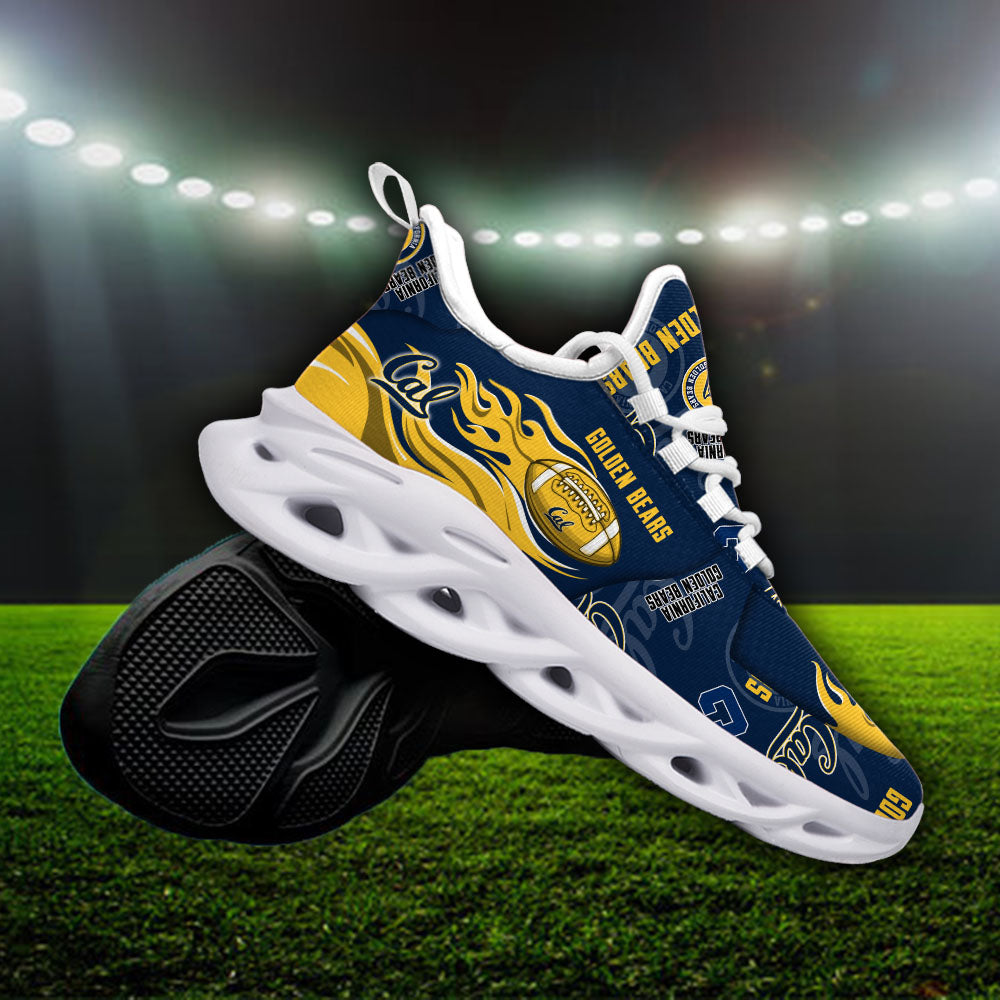Personalized California Golden Bears NCAA Max Soul Shoes Sneakers for Men And Women – NCAA Fan Shoes, Team Sneakers - Image 3