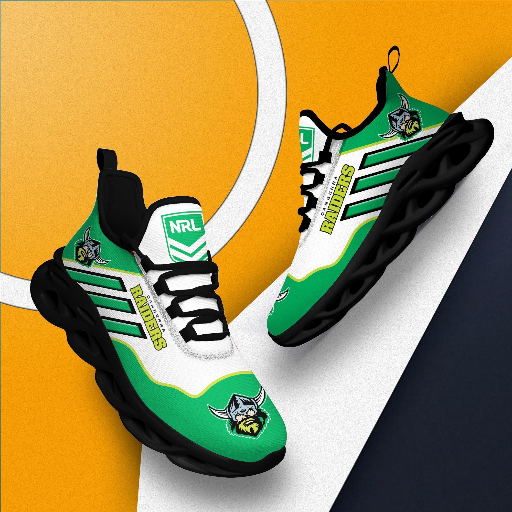 Personalized Canberra Raiders Max Soul Shoes Sneakers for Men And Women – NFL Football Fan Shoes, Team Sneakers - Image 3