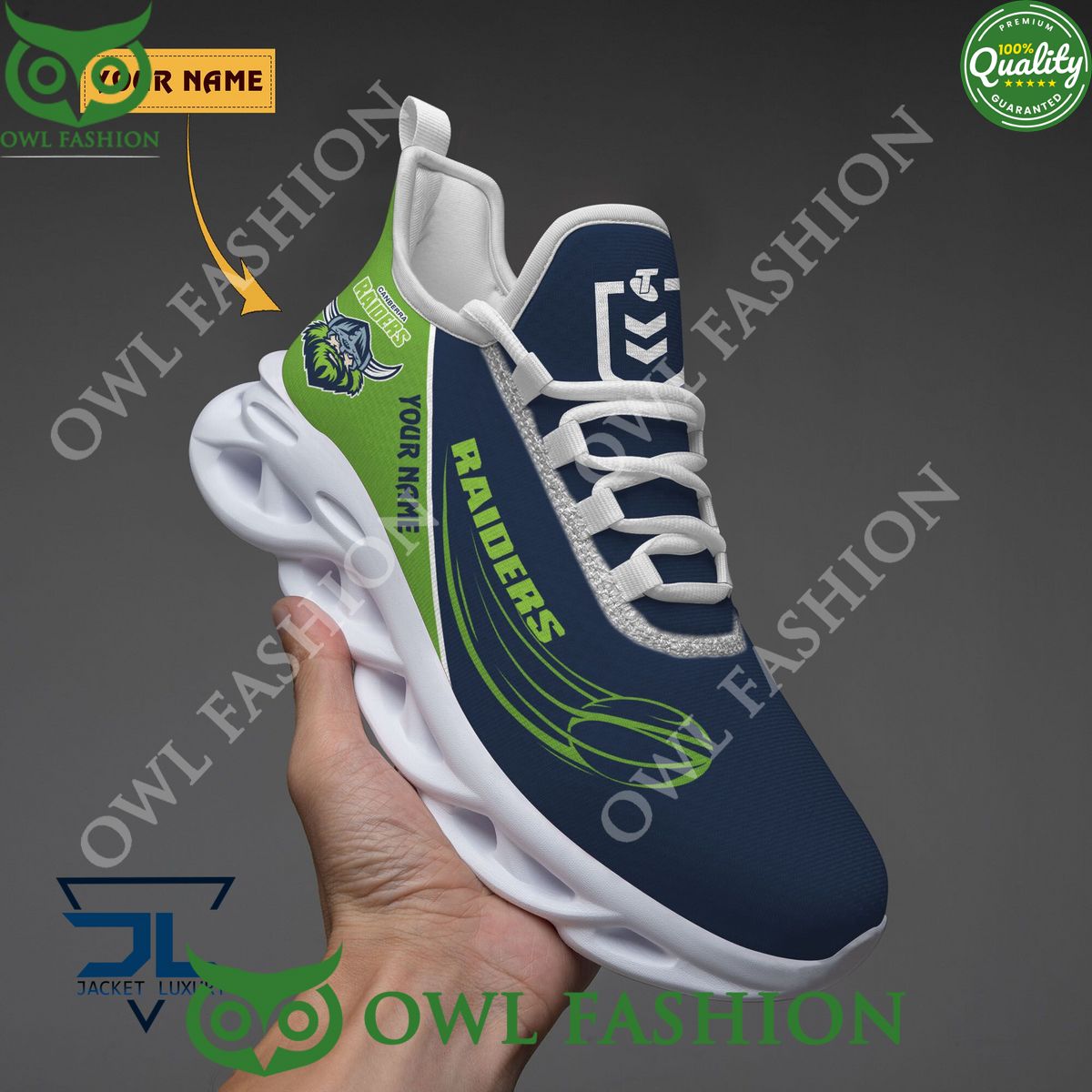 Personalized Canberra Raiders Max Soul Shoes Sneakers for Men And Women – NFL Football Fan Shoes, Team Sneakers