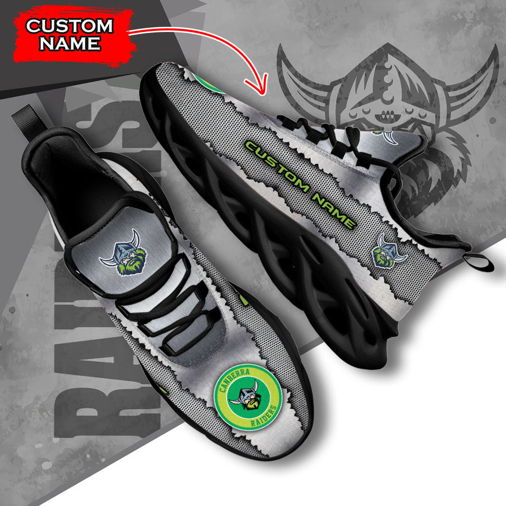 Personalized Canberra Raiders NRL Max Soul Shoes Sneakers for Men And Women – NFL Football Fan Shoes, Team Sneakers - Image 5
