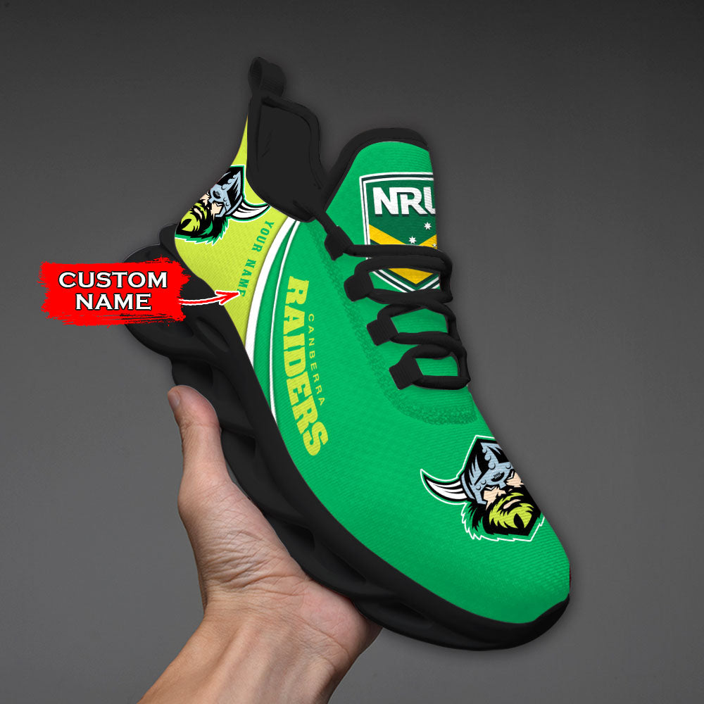 Personalized Canberra Raiders NRL Max Soul Shoes Sneakers for Men And Women – NFL Football Fan Shoes, Team Sneakers - Image 3