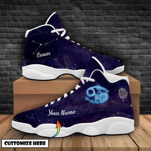Personalized Cancer Zodiac JD13 Sneakers Shoes for Men & Women | Personalized Gift for Style Lovers