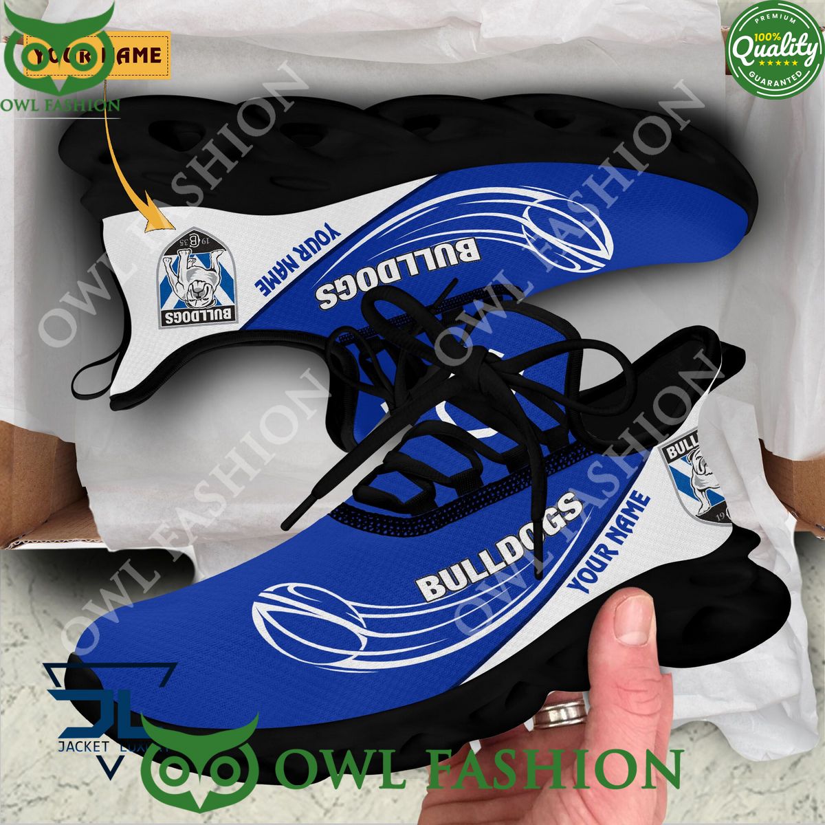 Personalized Canterbury Bankstown Bulldogs Max Soul Shoes Sneakers for Men And Women – Casual Shoes, Streetwear Shoes - Image 5