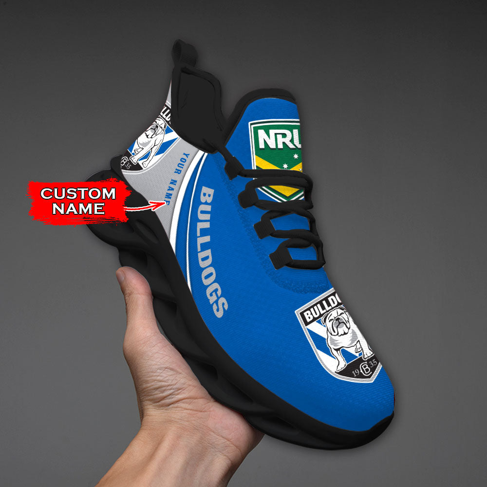 Personalized Canterbury-Bankstown Bulldogs NRL Max Soul Shoes Sneakers for Men And Women – Casual Shoes, Streetwear Shoes - Image 3