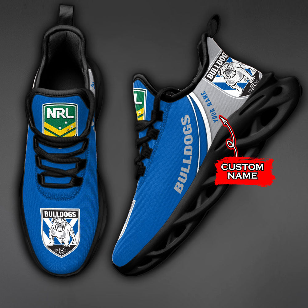 Personalized Canterbury-Bankstown Bulldogs NRL Max Soul Shoes Sneakers for Men And Women – Casual Shoes, Streetwear Shoes