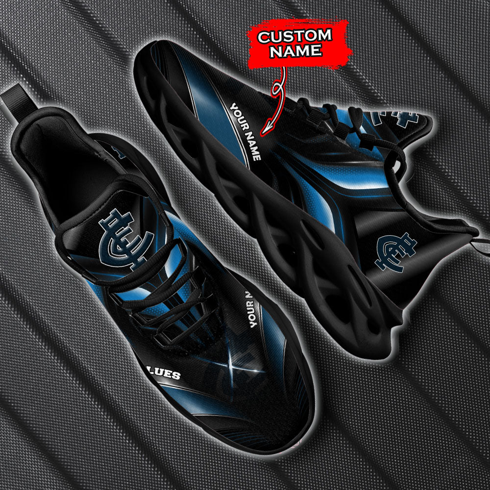 Personalized Carlton Blues AFL Max Soul Shoes Sneakers for Men And Women – Casual Shoes, Streetwear Shoes - Image 5