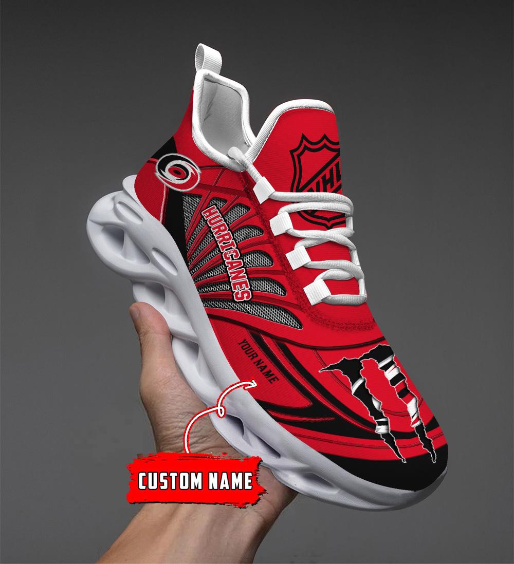 Personalized Carolina Hurricanes Max Soul Shoes Sneakers for Men And Women – NHL Hockey Fan Shoes, Team Sneakers